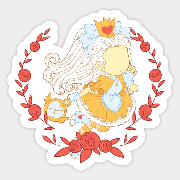 Alice of Wonderland Sticker by MeikosArt